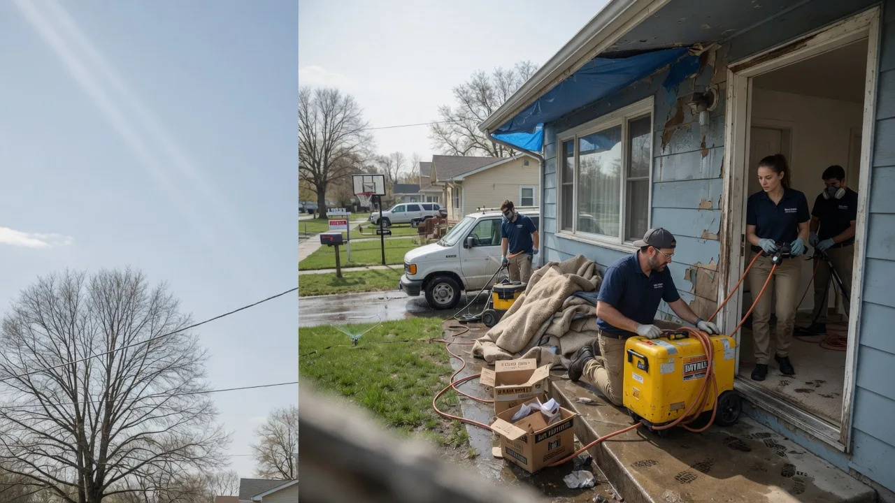 Basement Flood Cleanup in Varna, IL near me